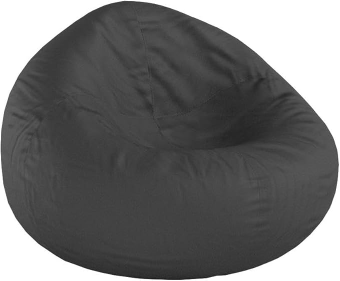Posh Bean Bag Chair for Children, Teens & Adults - 35", Heather Gray - LeafyLoom