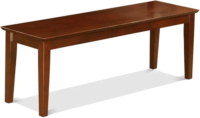 East West Furniture Norfolk 5 Piece Set includes a Rectangle Dining Room Table with Butterfly Leaf and 2 Kitchen Chairs with 2 Benches, 32x54 Inch, NODU5C-MAH-W - LeafyLoom