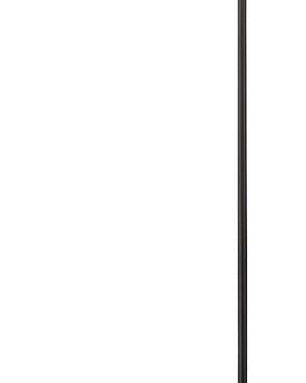 Tall Floor Lamp with Linen Shade - 3 Color Temperature, Black, LED Bulbs, Pull Chain Switch, Easy Assembly - LeafyLoom