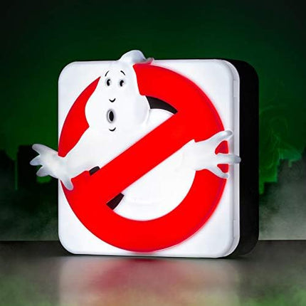 Numskull Ghostbusters Logo Lamp Wall Light - Ambient Lighting Gaming Accessory for Bedroom, Home, Study, Office, Work - Official Ghostbusters Merchandise, Plastic - LeafyLoom