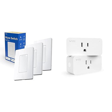 Wyze Switch (3-Pack) and Wyze Plug (2-Pack) Bundle WYZE