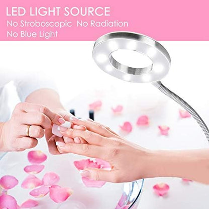 Makeup, USB Makeup Tattoo LED Lamp, Beauty Lamps, Microblading Light Beauty with Clamp LED Desk Lamp for Eyebrow/ - LeafyLoom