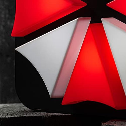 Numskull Resident Evil Umbrella Corp Lamp Wall Light - Ambient Lighting Gaming Accessory for Bedroom, Home, Study, Office, Work - Official Resident Evil Merchandise - LeafyLoom