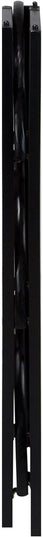 Casual Home 4 tier Corner Folding Bookcase, Black - LeafyLoom
