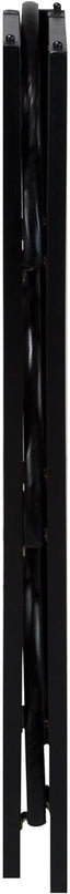 Casual Home 4 tier Corner Folding Bookcase, Black - LeafyLoom