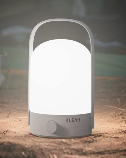 Portable Cordless Lantern Table Lamp, 360° Portable Handle, Stepless Dimmer, Powerful Long-Lasting 50hrs, Rechargeable LED Lantern for Camping Bedroom Party - LeafyLoom