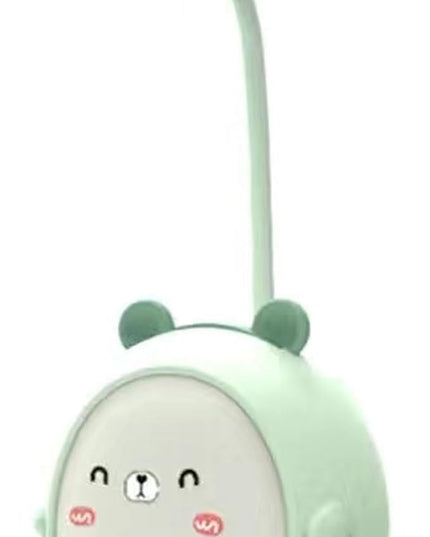 LED Desk Lamp，Mini Dog Night Light,Portable LED Table Light, Cute Foldable USB Rechargeable Reading Light Bedroom Children's Bedside Study (Green) - LeafyLoom
