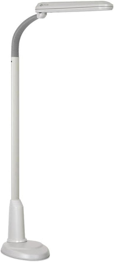 Ott-Lite L24554 Task Plus High-Definition 24-Watt Floor Lamp,Plastic, Dove Grey - LeafyLoom
