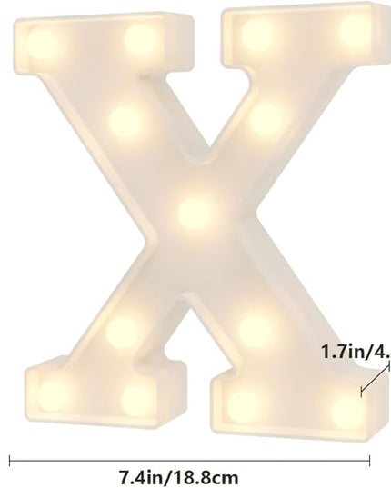 Marquee Letter Light Up Sign Big Letters Forparty Decorations for Adults The Office Birthday Decorations Home Decoration Thanksgiving Table Decorations Welcome Back Decorations Girly Room Decoration - LeafyLoom