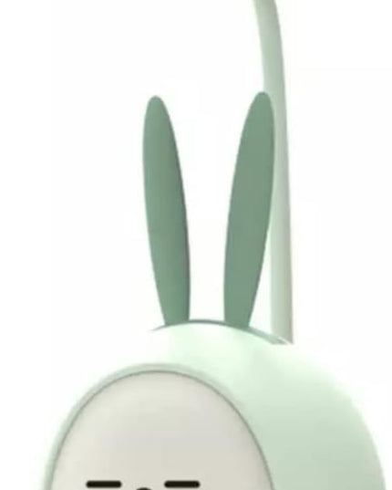 Portable LED Desk Lamp with Night Light Cute Bunny Foldable USB Charge Reading Light for Bedroom Kids Bedside Study (Green) - LeafyLoom