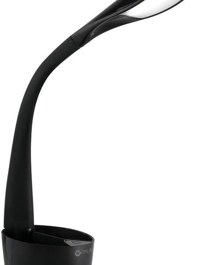 OttLite LED Desk Space Organizer Lamp - 4 Brightness Levels, Additional Storage, Great for Workstation, Offices, Dorms - LeafyLoom