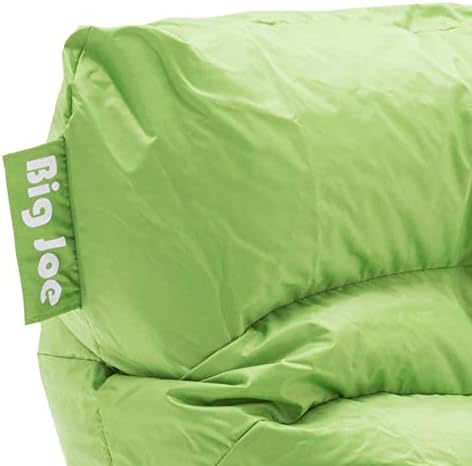 Big Joe Roma Bean Bag Chair, Spicy Lime Smartmax, Durable Polyester Nylon Blend, 3 feet - LeafyLoom