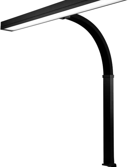 Neatfi (New Model) Flex Desk Lamp with Clamp, Dimmable, 3,000 Lumens 30W LED Monitor Light, 3000K-6500K Correlated Color Temperature, 5 Brightness Levels & 5 Light Modes (31.5 Inches, Black) - LeafyLoom