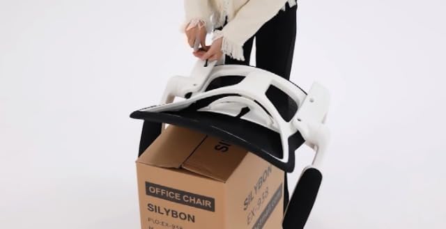 Ergonomic Office Chair, Comfort Swivel Home Office Task Chair, Breathable Mesh Desk Chair, Lumbar Support Computer Chair with Flip-up Arms and Adjustable Height - LeafyLoom