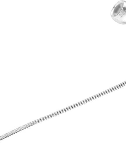 Desk Lamp, LED Mini USB Lamp, Nonradiative No Flicker Home for Desk(Silver, White light) - LeafyLoom