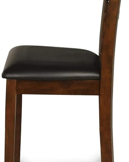 New Classic Furniture Gia Dining Chairs, Set of 2, Brown - LeafyLoom