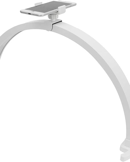 Dpofirs 20 Inch Lash Light, LED Half Moon Nail Desk Lamp, U Shaped Fill Light Floor Lamp, Half Moon Light Nail Lamp for Desk, Lash Tech Light, Manicure Led Light for Beauty Skincare (US - LeafyLoom