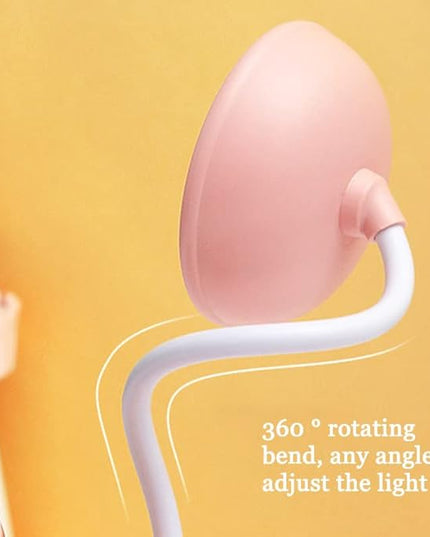 Cartoon Led Desk Lamp Learning Folding Rechargeable Eye Protection Student Children Fun Cute Reading Night Light Bedside Gradient - LeafyLoom