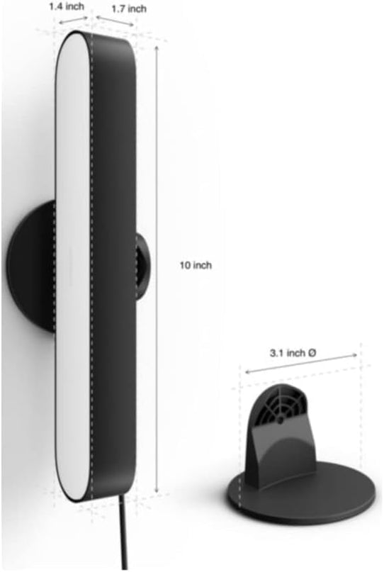 Philips Hue Smart Play Light Bar Base Kit, Black - White & Color Ambiance LED Color-Changing Light - 2 Pack - Requires Bridge - Control with App - Works with Alexa, Google Assistant and Apple HomeKit PhilipsHue