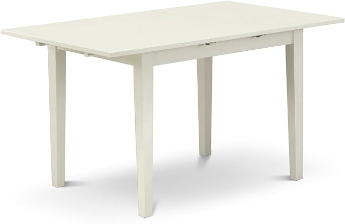 East West Furniture Norfolk Kitchen Rectangle Dining Table Top with Butterfly Leaf, 32x54 Inch, Nft-lwh-t - LeafyLoom