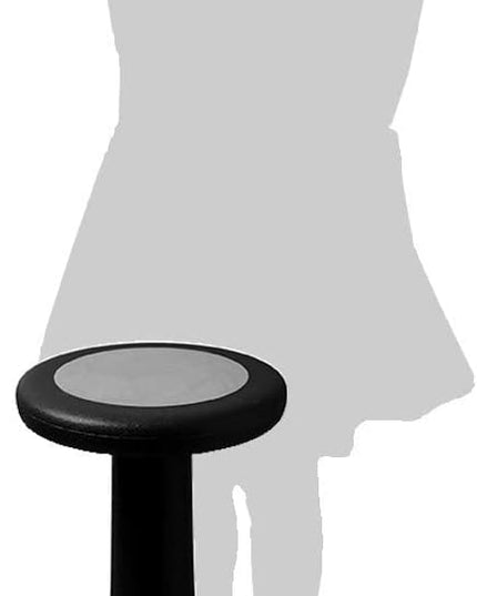 Studico ActiveChairs Kids Wobble Chair, Flexible Elementary Classroom Seating, Improves Focus, Posture and Helps ADHD/ADD, Sensory Chair, Active Fidget Chairs, Pre-Teen 17.75" Stool, Ages 7-12, Black - LeafyLoom