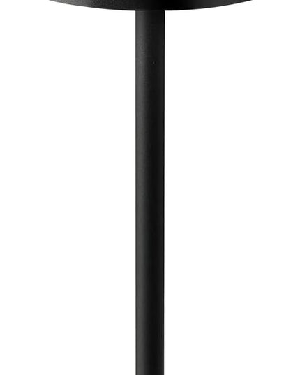 KDG Cordless Table Lamp, Portable LED Desk Lamp, 5000mAh Battery Operated, 3 Color Stepless Dimming Up, for Restaurant/Bedroom/Bars/Outdoor Party/Camping/Coffee Shop Atmosphere Night Light(Black) - LeafyLoom