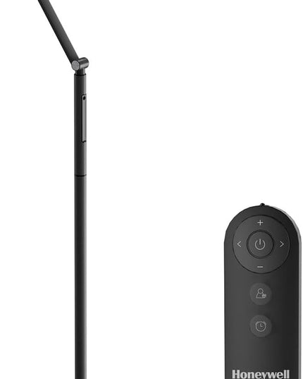 Honeywell LED Floor Lamp - F01BK Sunturalux™ Eye Caring Dimmable Standing Light with Remote,Bright Natural Daylight 5 Colors & 5 Brightness Adjustable Tall Lampara for Home Office Living Room Bedroom - LeafyLoom
