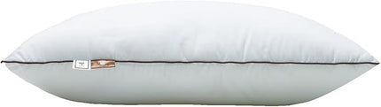 Premium 2-Pack Sleeping Pillow, Bed Pillow, Super Soft Down Alternative with Washable Covers, Microfiber Filling, Set of 2 (Stripe, Standard) - LeafyLoom