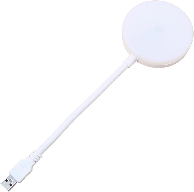 USB Night Light with 3 Color Mode, Arbitrary Brightness Control Small lamp, Portable 360° Flexible Gooseneck for Reading, Makeup, Fill Light, Travel, Outdoor, Power Failure Emergency. - LeafyLoom