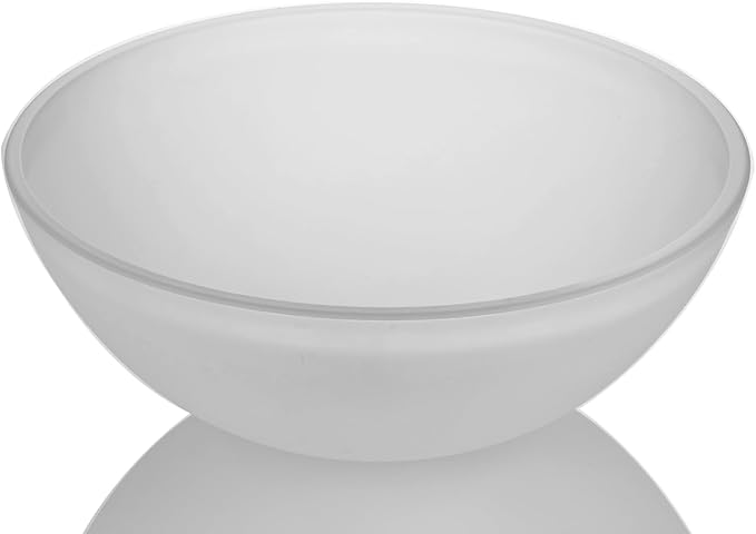 LIGHTACCENTS Glass Lamp Shade Replacement for Floor Lamp Frosted Glass - Lamp Shade for Floor Lamps - Glass Lamp Shade - Floor Lamp Shade Replacement -Replacement Glass For Floor Lamps White - LeafyLoom