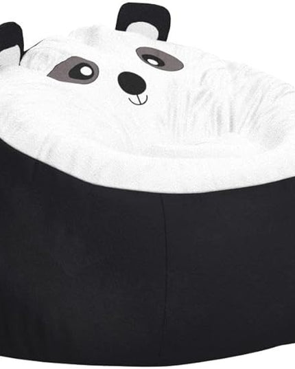 Posh Creations Cute Soft and Comfy Bean Bag Chair for Kids, Animal - Panda - LeafyLoom
