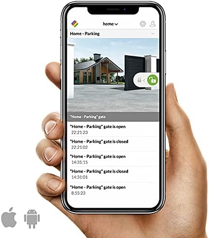 ismartgate Mini Smart gate Opener - Universal WiFi Remote Controller Compatible with Alexa, Google Home, IFTTT, iPhone, Android,Door Left Open Alert, Door Security Systems. No Hub Needed. ismartgate