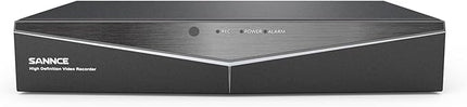 SANNCE 5MP Lite 8 Channel Security Camera DVR, H.264+ Hybrid 5-in-1 Surveillance DVR Recorder, Supports 2MP TVI AHD CVI CVBS Analog IP Security Cameras, Remote Access, Motion Alert (NO Hard Drive) SANNCE