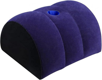 Inflatable Breads Pillow, Bed Wedges & Body Positioners Pillow, Traveling Pillow, Body Position Cushion, Rocking Pillow, Surface Flocking for Sleeping Traveling Yoga (G-Shape) - LeafyLoom