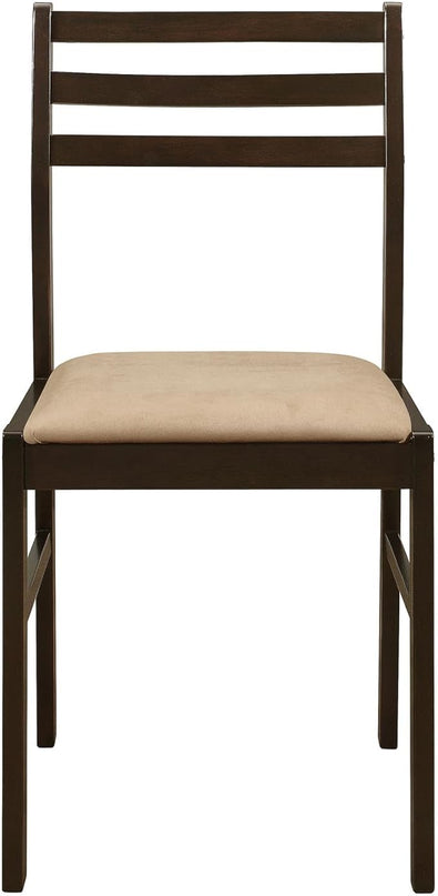 NicBex Small Dining Table for 2 Breakfast Nook Table Set Modern 3-Piece Dining Set with Drop Leaf for Breakfast Nook, Living Room, Small Space, Easy Assembly, Cappuccino - LeafyLoom
