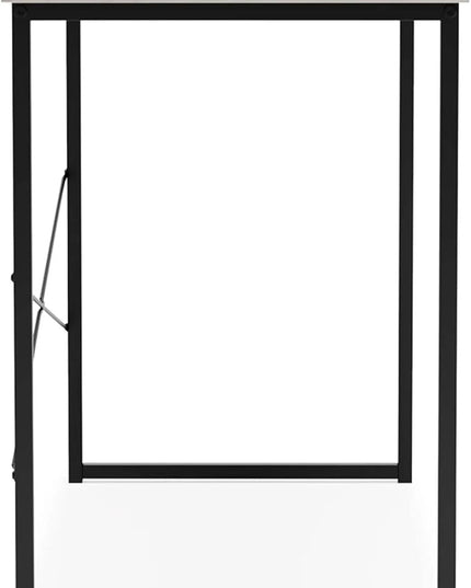 Signature Design by Ashley Bayflynn 32" Modern Home Office Desk, White & Black - LeafyLoom