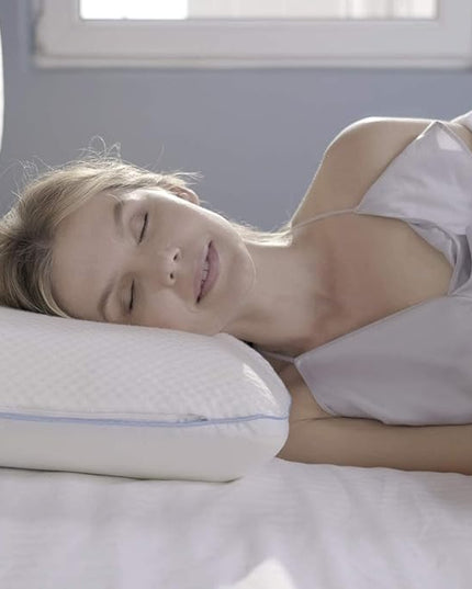 Side Sleeper Pillow - Bed Pillow - Cooling Pillow - My Skin Friendly Memory Foam Pillow - Pillow Cover Cervical Pillow Orthopedic Pillow Supports Posture Neck Bed Pillow Sleeping Pillow - LeafyLoom