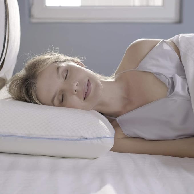Side Sleeper Pillow - Bed Pillow - Cooling Pillow - My Skin Friendly Memory Foam Pillow - Pillow Cover Cervical Pillow Orthopedic Pillow Supports Posture Neck Bed Pillow Sleeping Pillow - LeafyLoom
