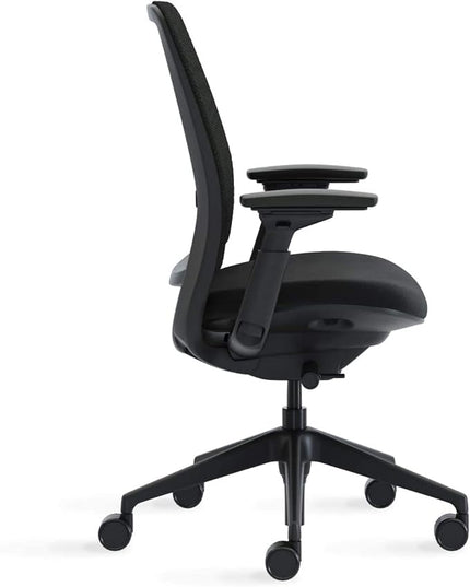 Steelcase Series 2 Office Chair, Graphite Frame, Cogent Connect Jungle - LeafyLoom