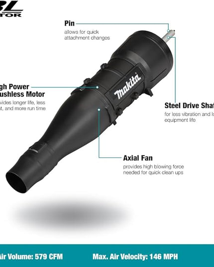 Makita UB401MP Blower Couple Shaft Attachment - LeafyLoom