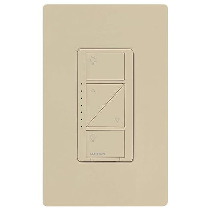 Lutron Caseta Original Smart Dimmer Switch (Lutron Smart Hub Required), for LED Lights, 150 Watt, Single-Pole/3-Way, No Neutral Required, PD-6WCL-IV 6-PACK, Ivory, 6 Pack Lutron