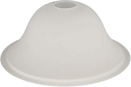 Giluta Small Floor Lamp Glass Shade Replacement Globe -Fitting Opening 1.625" Modern Frosted Style Light Fixture Shade, Height: 4.13 inches, Width: 9.45 inches. Lipless - LeafyLoom