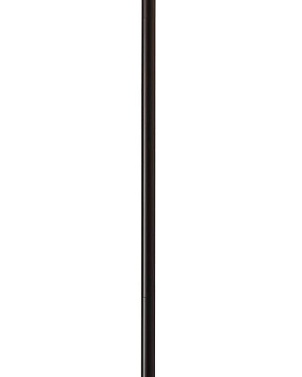 O’Bright Ted - Drum Shade Standing Lamp, Pull Chain Switch, E26 Socket, Modern Minimalist Design, Simple Floor Lamp for Living Room, Bedroom, Office, Black - LeafyLoom