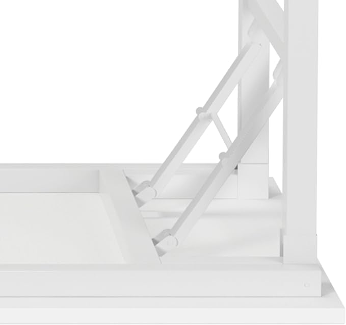 Need Home Office Desk Large Computer Desk 60 inch Sturdy Table Foldable Desk Gaming Computer Table No Assembly Required, White&White Frame AC5DW(152.4 * 60) - LeafyLoom