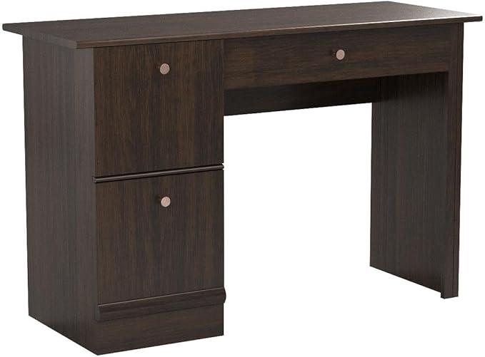 Sauder Computer Desk, Cinnamon Cherry Finish - LeafyLoom
