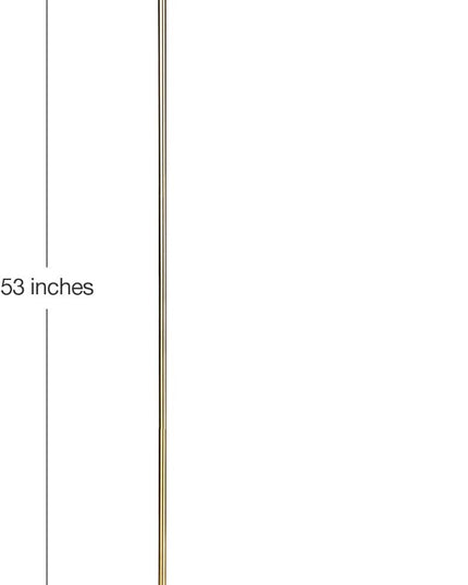 Brightech Leaf Pharmacy LED Reading Lamp, Dimmable Floor Lamp with Easy Rotation over Chair or Desk for Living Rooms & Offices, Adjustable Standing Tall Lamp, For Sewing & Crafts, Antique Brass (Gold) - LeafyLoom