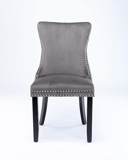 NicBex Haerin-SD-00115-LWJ Dining Chairs, 27.4"x20.4"x37.4", Gray - LeafyLoom