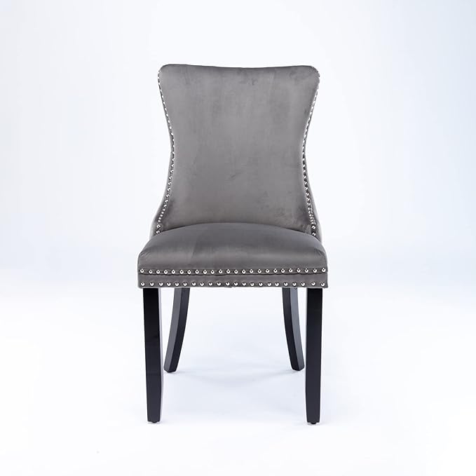 NicBex Haerin-SD-00115-LWJ Dining Chairs, 27.4"x20.4"x37.4", Gray - LeafyLoom