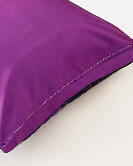 5Pcs Galaxy Bedding Set for Girls,Galaxy Purple Comforter Set Twin,Girls Purple Bedding Set Twin,Comforter for Children Boys Girls Teen Kids,Bedroom Decoration Twin 5Pcs - LeafyLoom