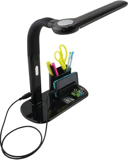 OttLite LED Pivoting Bankers Lamp with USB Charging Port - LeafyLoom